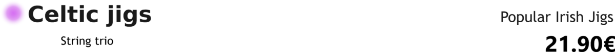 Celtic jigs