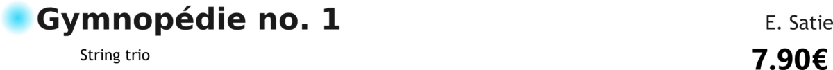 Gymnopedie 1